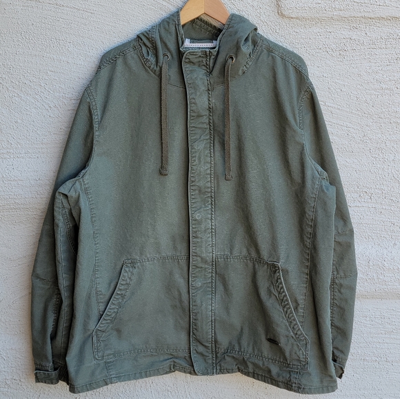 Lee Cooper 1908 East London Authentic Heritage Camo Green Jacket. Size- XL/L - Picture 2 of 10